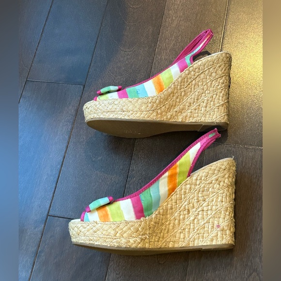 Coach Grace Wedge Sandals size 7.5 - Picture 3 of 5